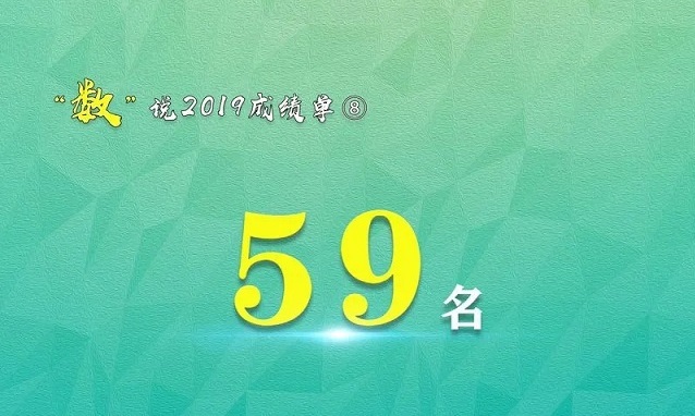 海报｜“数”说2019成绩单⑧